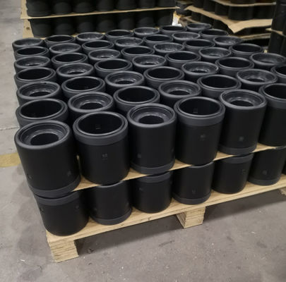 Protectores de hilos de HDPE y placa de acero BTC con parachoques de plástico