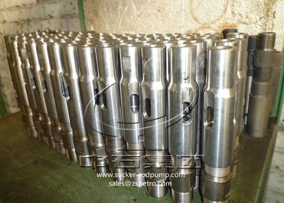 Las piezas de acero de la bomba del campo petrolífero, Chrome platearon el lechón Rod Pump Plunger de la tecnología