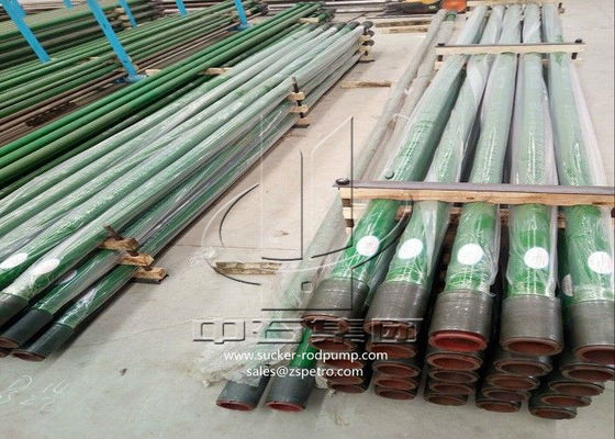 Del espray del metal del émbolo tubería de la bomba bien con la bola estándar Seat del carburo de tungsteno del API 11Ax
