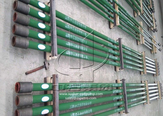 Tubería de la bomba bien del metal/equipo materiales del petróleo con el tipo bomba del émbolo de aceite