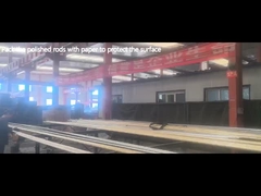 Empaca la varilla pulida con papeles