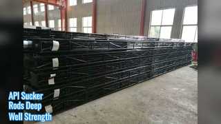 Varillas de bombeo API para pozos profundos