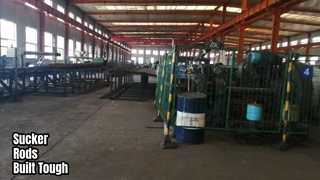 Taller de producción de varillas de bombeo.